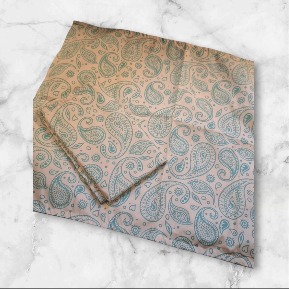 Paisley Bedding Set - Cream and Green Liverpool